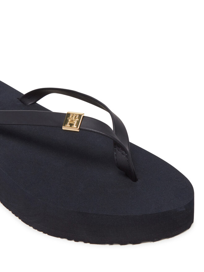 Tommy Hilfiger Flip flop Tommy Hilfiger Elevated Chic Beach Sandal FW0FW08523 Bleumarin