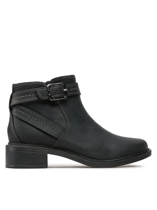 Clarks Μποτάκια Clarks Maye Strap 261680754 Μαύρο