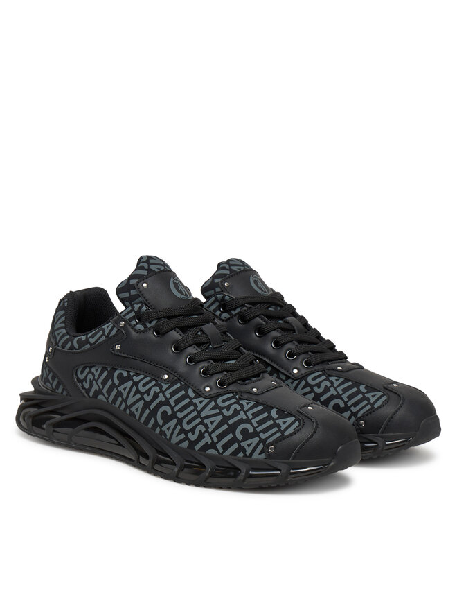 Just Cavalli Сникърси Just Cavalli 78QA3SQ1 ZSC46 Черен