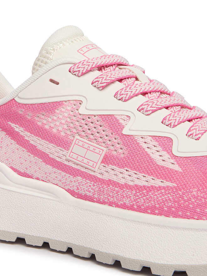 Tommy Jeans Sneakers Tommy Jeans Tjw Sporty Knit Runner EN02962 Creme