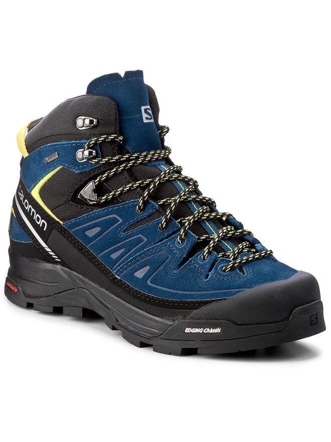 Trekkingschuhe Salomon X Alp Mid Ltr Gtx GORE TEX 398411 26 V0 Dunkelblau eschuhe