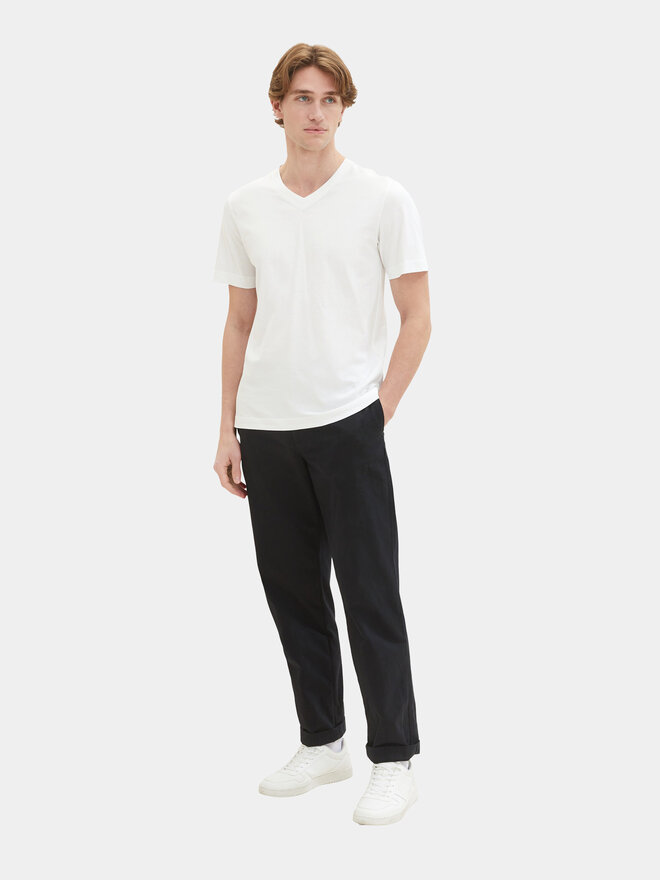 Tom Tailor Tom Tailor 2er-Set T-Shirts 1037738 Weiß Regular Fit