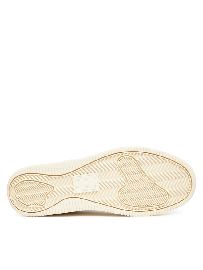 Tommy Jeans Snīkeri Tommy Jeans Tjw Retro Basket Sneaker EN0EN02818 Écru
