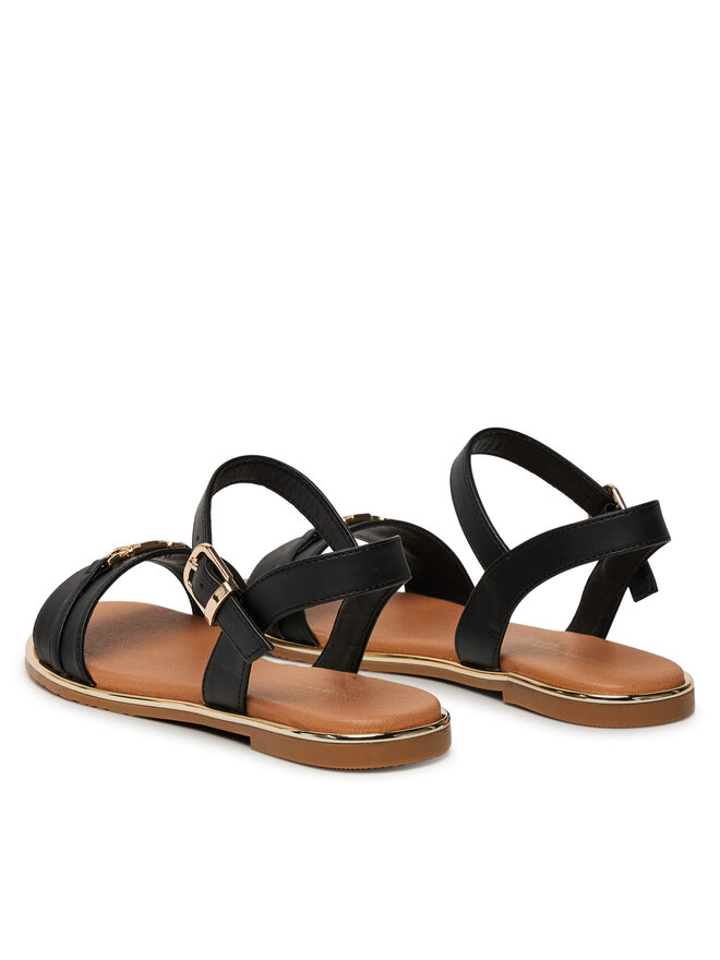Tommy Hilfiger Sandały Tommy Hilfiger T3A2-33778-0326 S Czarny