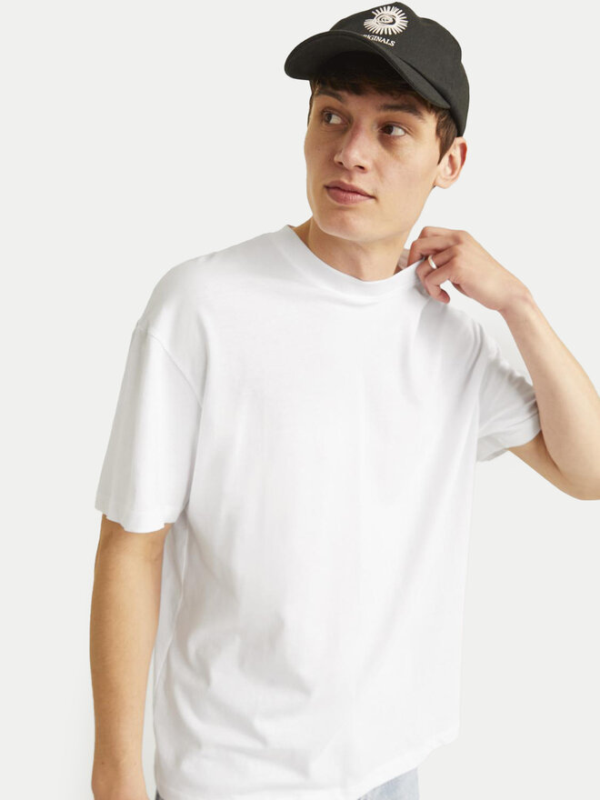 Jack&Jones Jack&Jones 2er-Set T-Shirts Bradley 12264845 Weiß Wide Fit