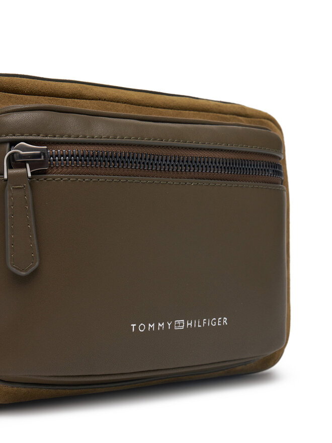 Tommy Hilfiger Válltáska Tommy Hilfiger Th Casual Suede Camera Bag AM0AM13231 Zöld