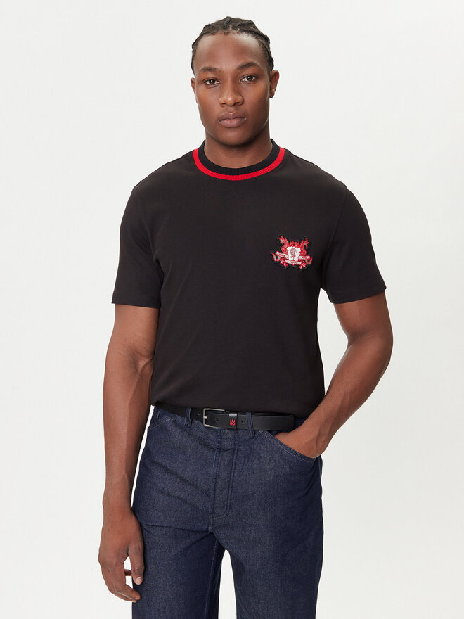 HUGO HUGO Camiseta Dugbytee 50542957 Negro Relaxed Fit