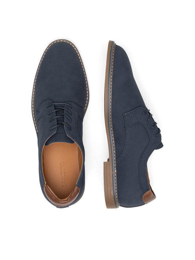 Lanetti Zapatos hasta el tobillo Lanetti 124AM0206 Azul marino