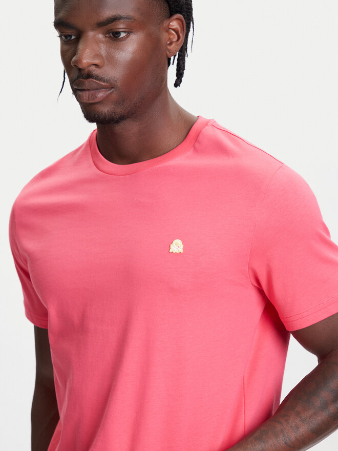 United Colors Of Benetton United Colors Of Benetton Marškinėliai 3MI5J1AF7 Rožinė Regular Fit