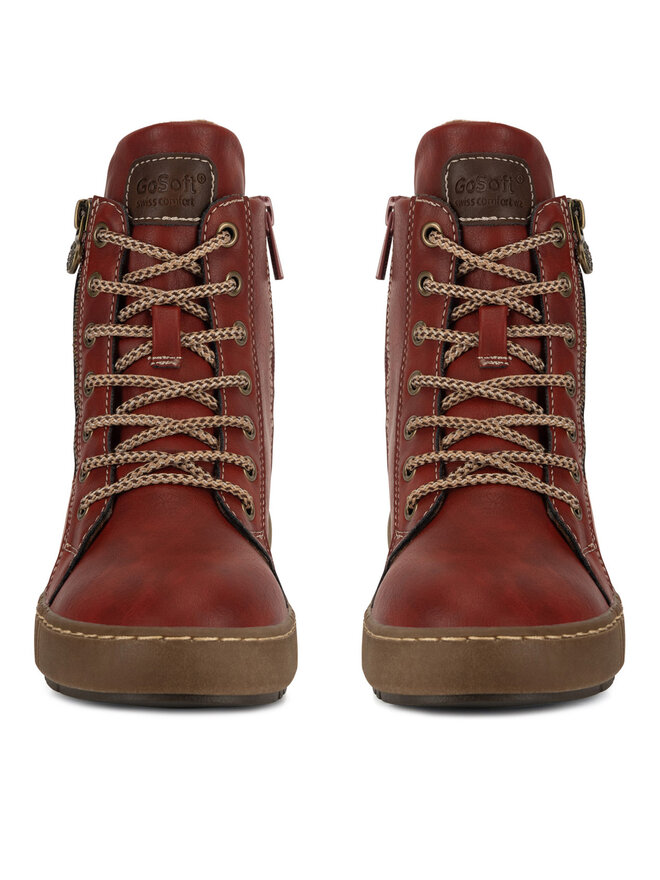 Go Soft Gležnjarji Go Soft CEO-WS5586-28 Rdeča