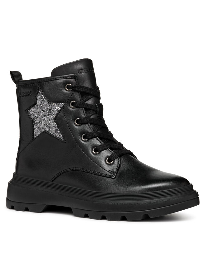 Geox Ботуши Geox J Kiddartah Girl J46MGA 085EW C9244 S Черен