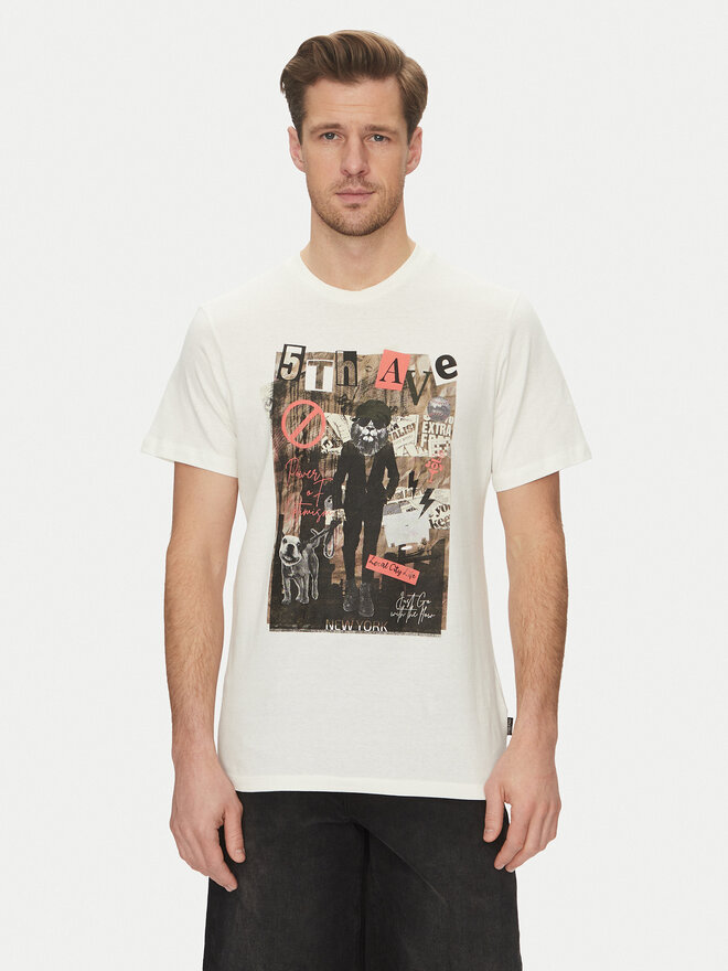Blend Blend T-shirt 20717965 Bijela Regular Fit