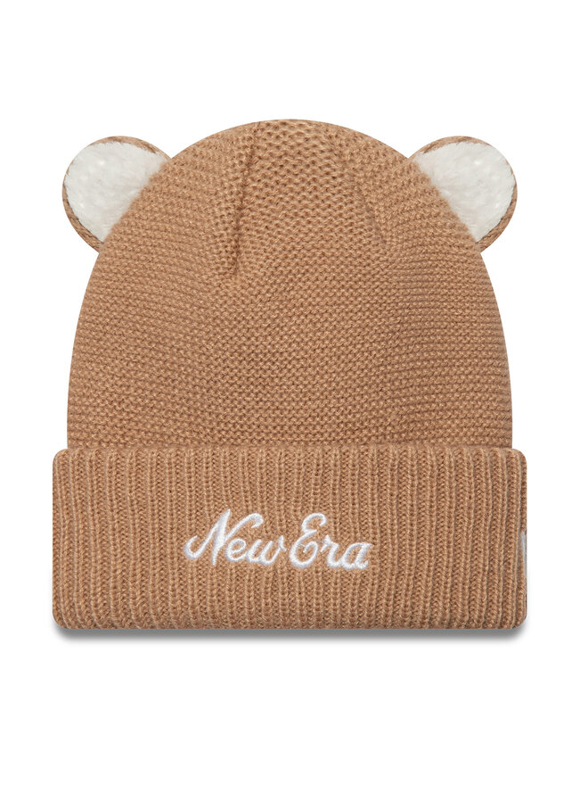 New Era Sapka New Era Teddy Bear Ears Cuff Knit Beanie 60580864 Barna