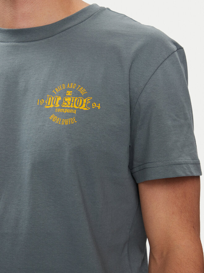 DC DC Футболка Chain Gang Tss ADYZT05348 Сірий Regular Fit
