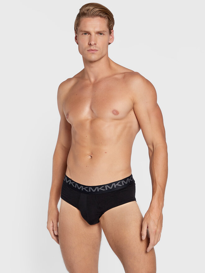 Michael Kors Michael Kors Komplektas: 3 trumpikių poros 6BR1L10033 Juoda