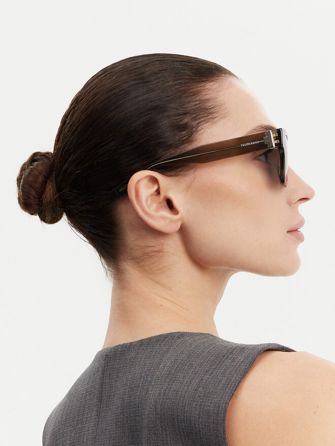 Trussardi Okulary przeciwsłoneczne Trussardi TSM9026 Zielony