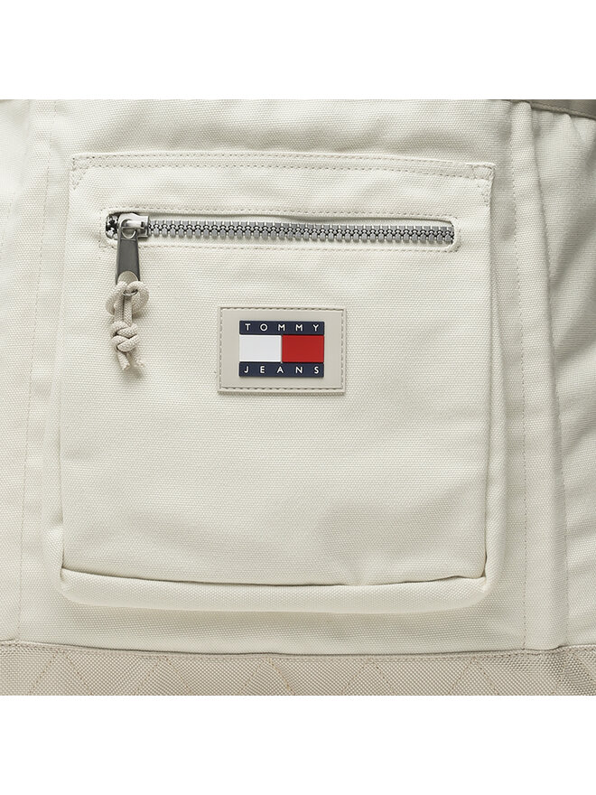Tommy Jeans Torba Tommy Jeans Tjm Beach Hiker Overs. Tote AM0AM10887 Écru