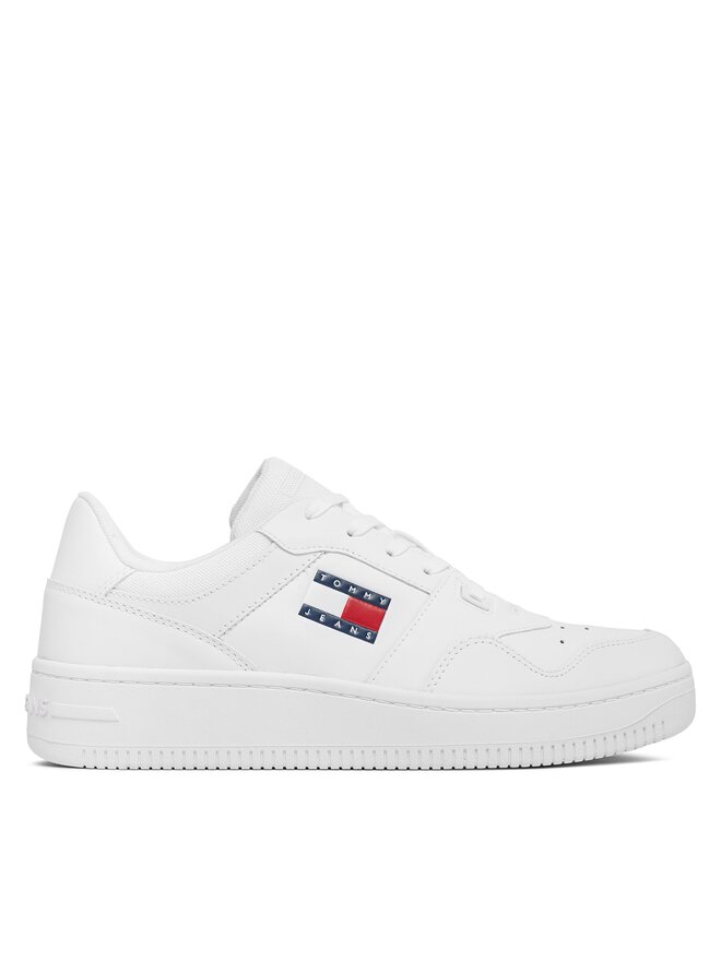 Tommy Jeans Sneakersy Tommy Jeans Tjm Retro Basket Ess EM0EM01395 Biały