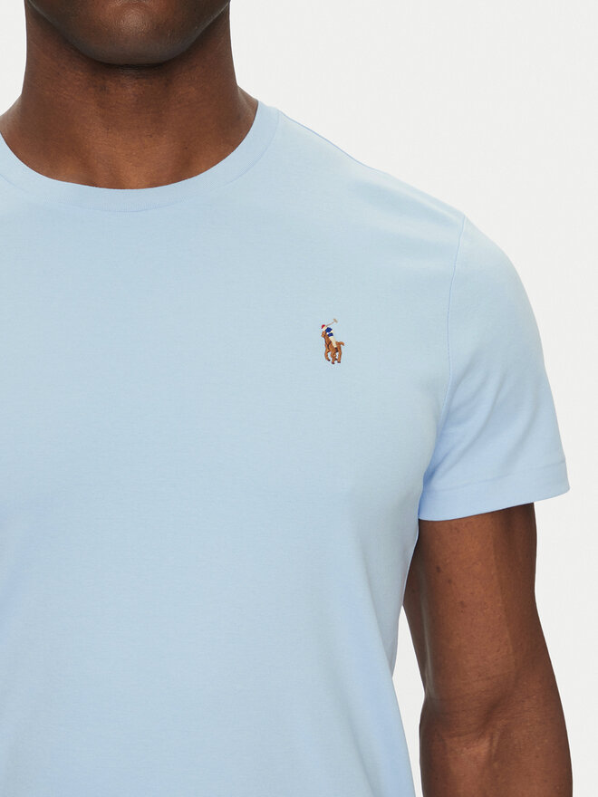 Polo Ralph Lauren Polo Ralph Lauren Футболка Classics 710740727 Блакитний Slim Fit