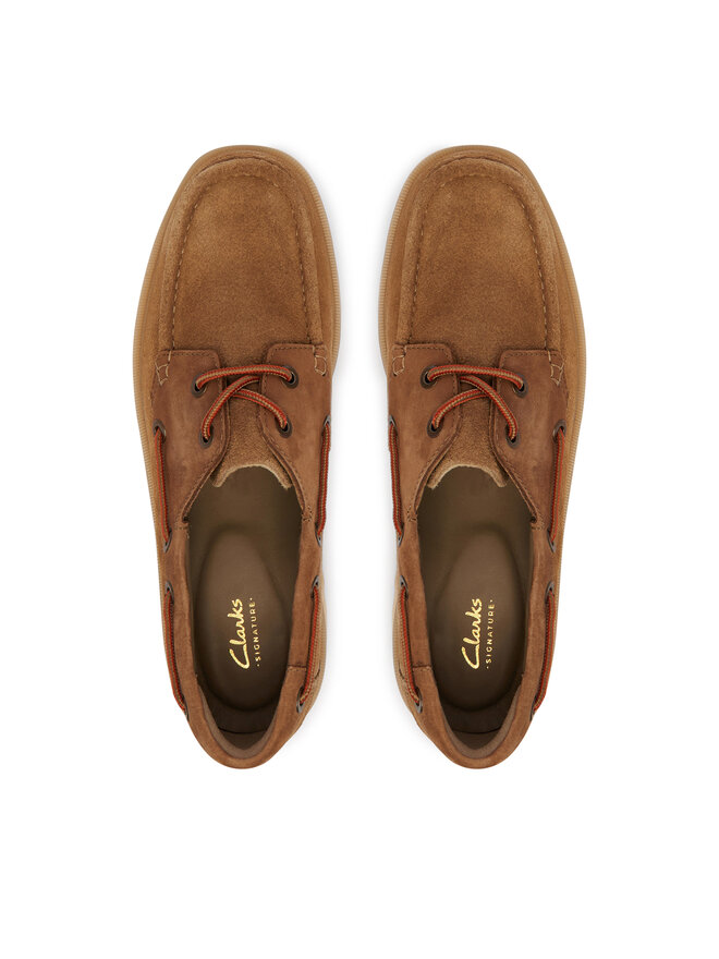 Clarks Slipper Clarks Cleyhill Boat 26186178 Beige