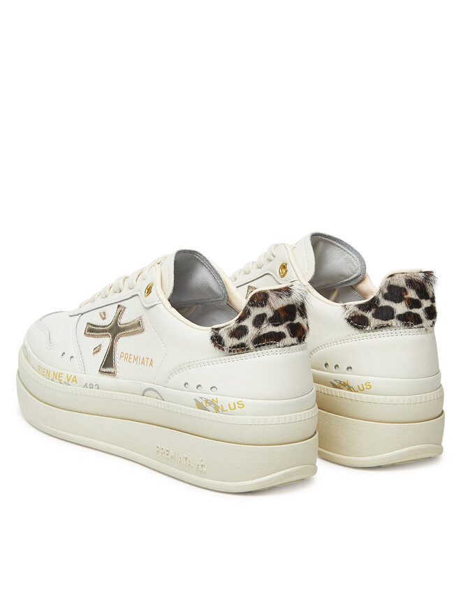 Premiata Сникърси Premiata Micol 7441 Екрю