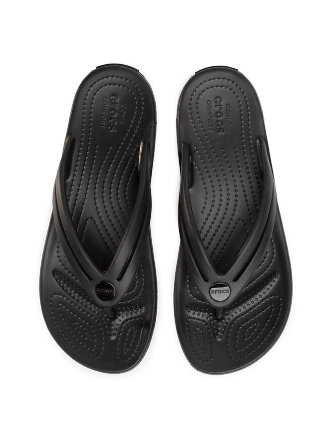 Crocs Zehentrenner Crocs Crocband Flip W 206100 Schwarz