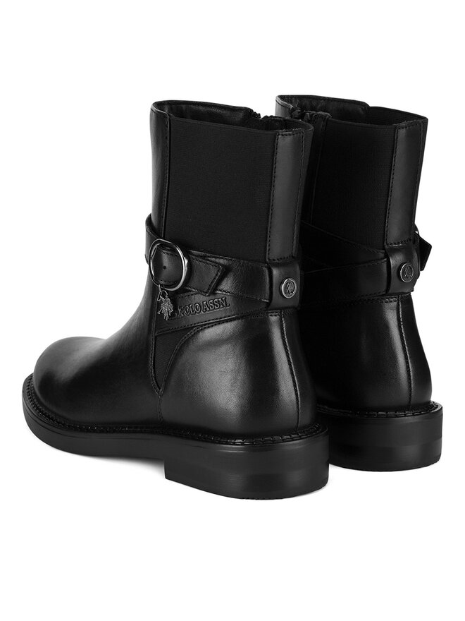 U.S. Polo Assn. Členková obuv U.S. Polo Assn. ZOFIA001W/DLE1 Čierna