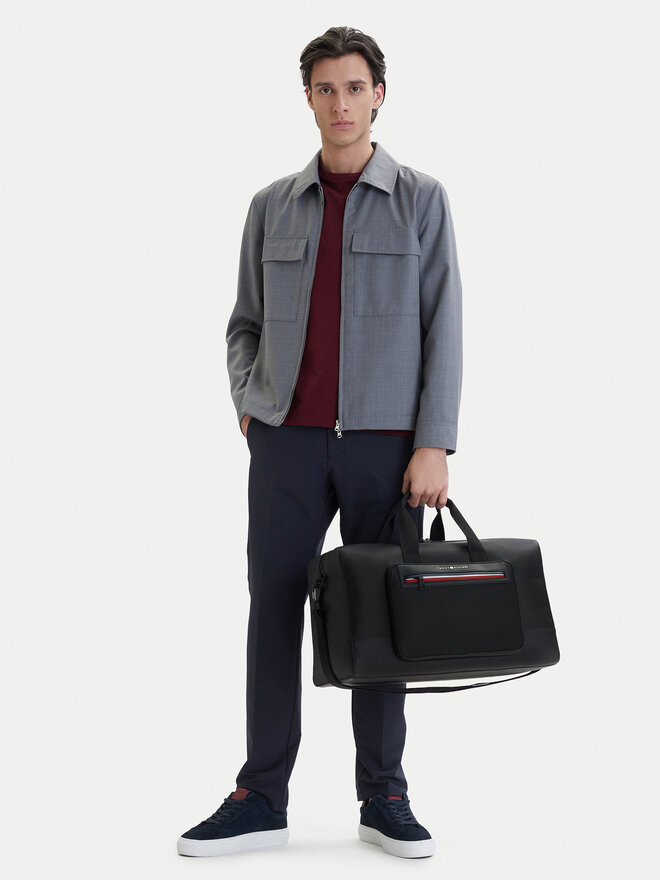 Tommy Hilfiger Tasche Tommy Hilfiger Th Foundation Duffle AM0AM14160 Schwarz