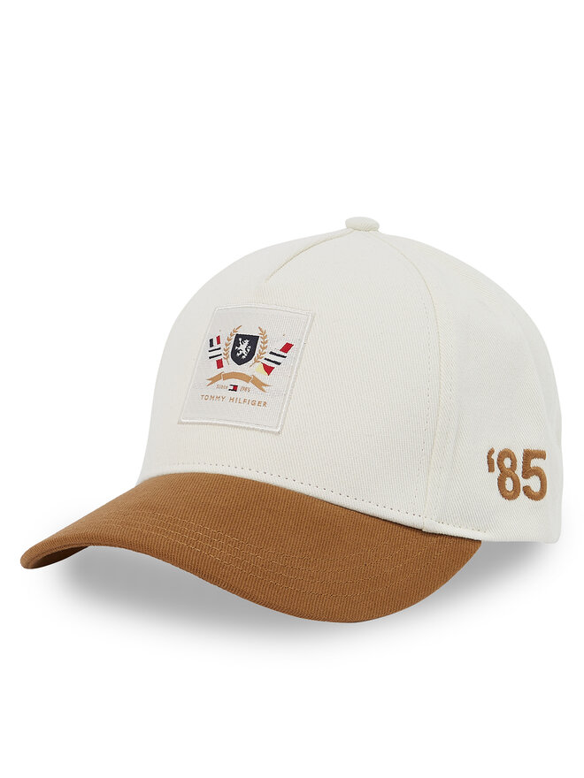 Tommy Hilfiger Cappellino Tommy Hilfiger Th Seasonal Preppy Logo Cap AM0AM13161 Écru