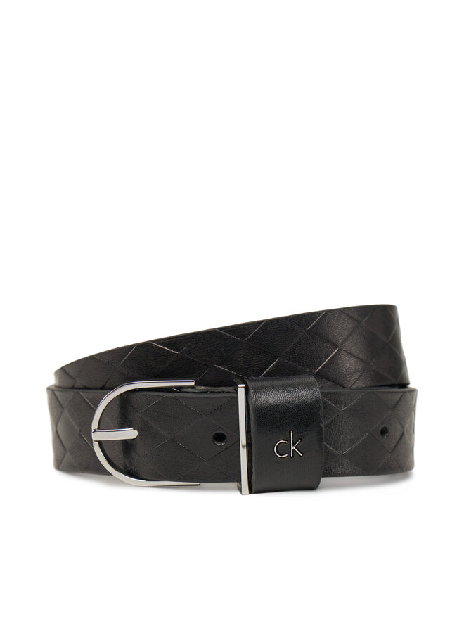Calvin Klein Női öv Calvin Klein Ck Metal Round Buckle 2.5_Braid K60K613152 Fekete
