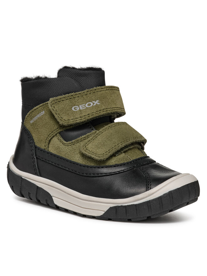 Geox Kozačky Geox B Omar Boy Wpf B462DC 022FU C0520 S Černá