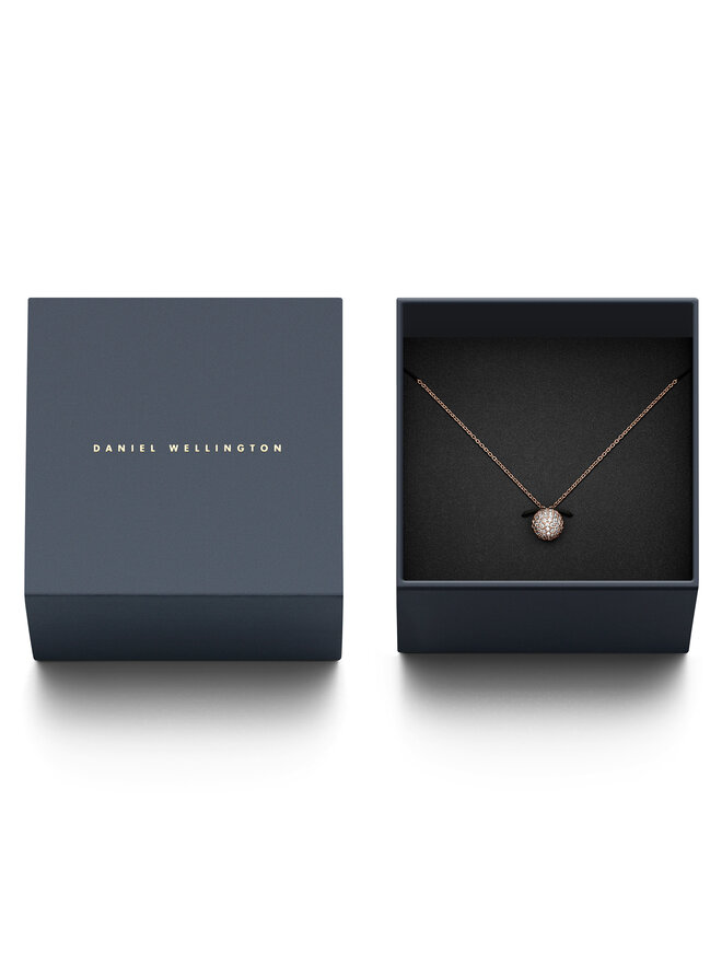 Daniel Wellington Nyaklánc Daniel Wellington Pavé DW00400625 Rózsaszín aranyozás