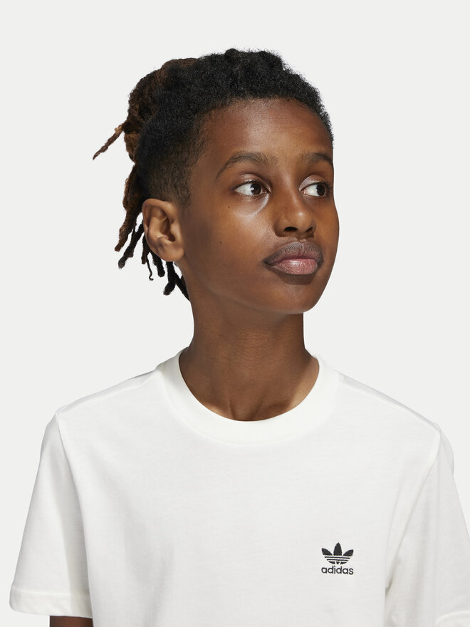adidas adidas Marškinėliai IX5266 Écru Regular Fit