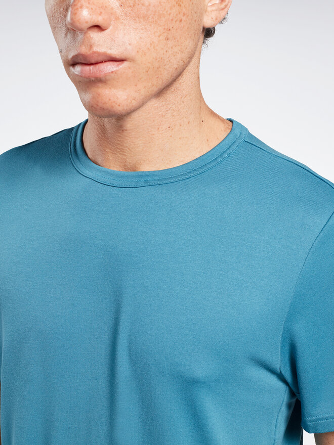 Reebok Reebok Marškinėliai ACTIVCHILL+DREAMBLEND T-Shirt HR6167 Mėlyna Regular Fit