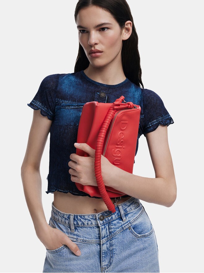 Desigual Torebka Desigual 25SAXPCD Koralowy