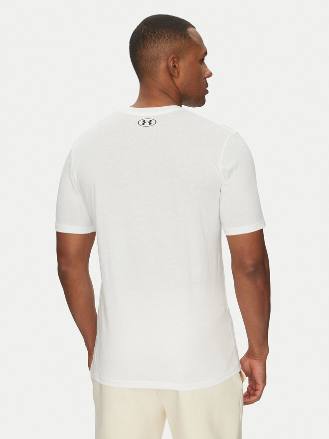 Under Armour Under Armour Marškinėliai Stacked Logo SS 6000211 Balta Loose Fit