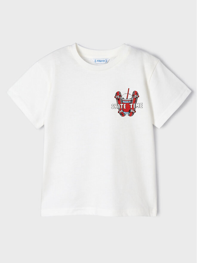 Mayoral Mayoral T-Shirt 3013 Λευκό Regular Fit