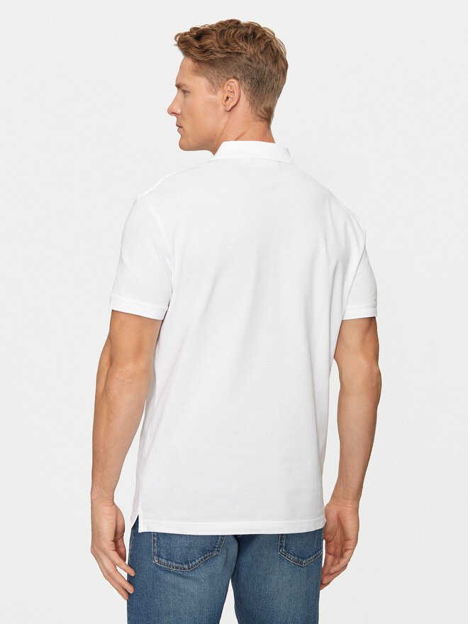 Calvin Klein Jeans Calvin Klein Jeans Poloshirt Monologo J30J325664 Weiß Regular Fit