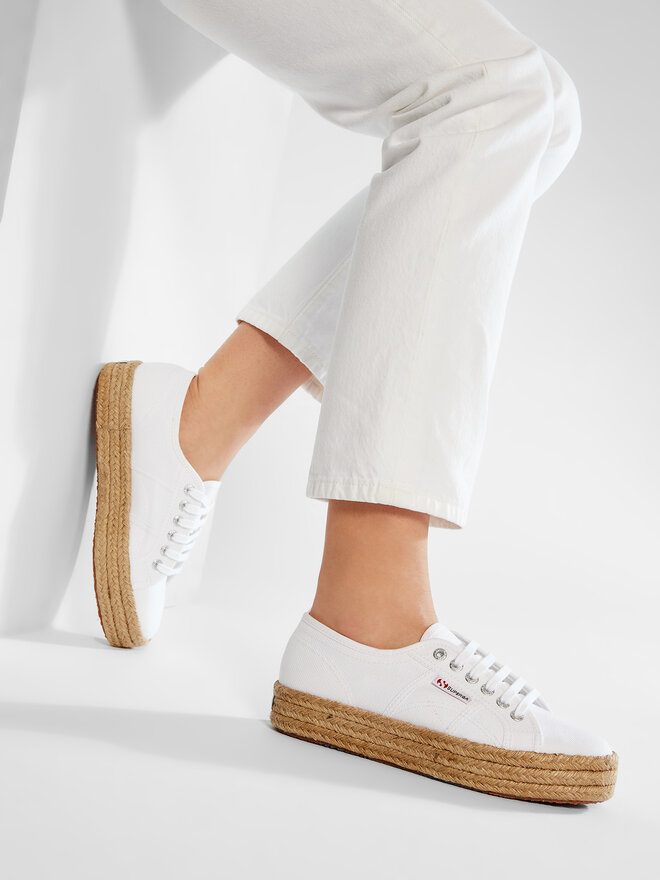 Superga Espadrilles Superga 2730 Cotropew S00CF20 Weiß