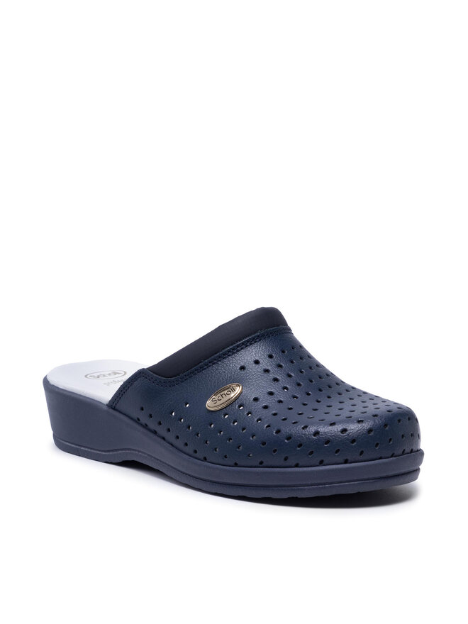 Scholl Шльопанці Scholl Clog Back Guard F20002 1040 Cиній