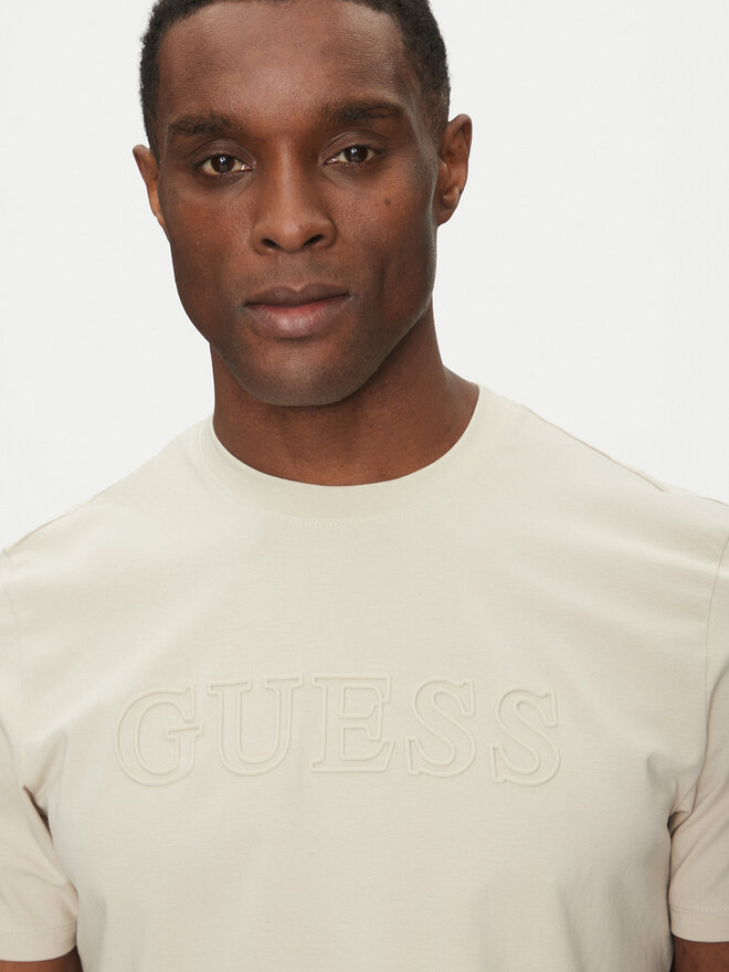 Guess Guess Marškinėliai Z2YI11 J1314 Smėlio Regular Fit