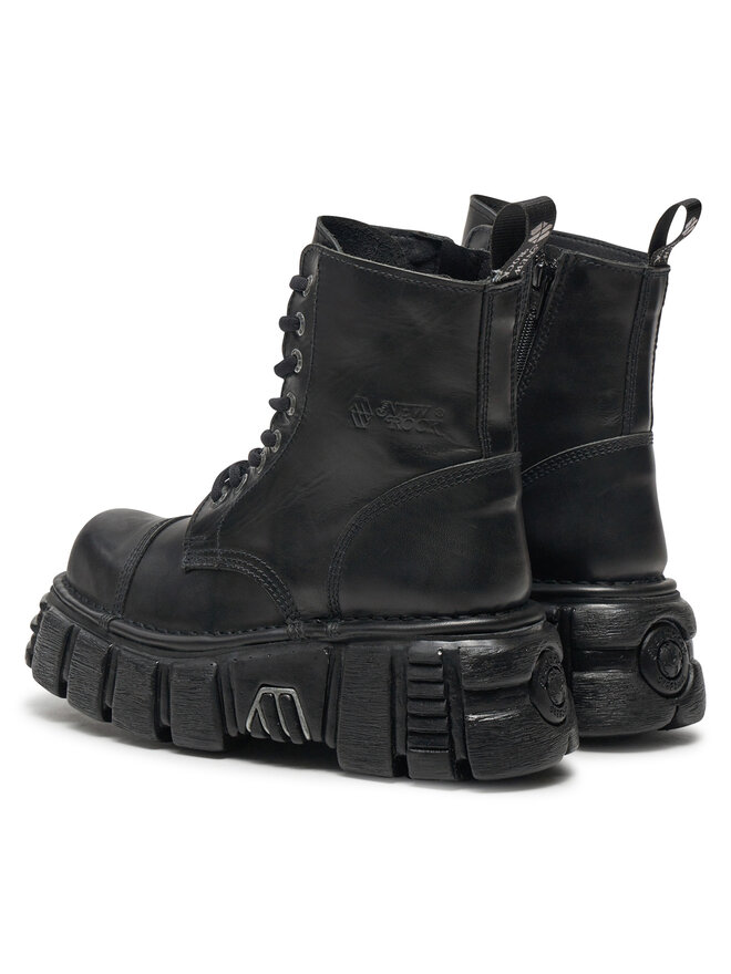 NEW ROCK Glany NEW ROCK M-NEWMILI083-S39 Czarny
