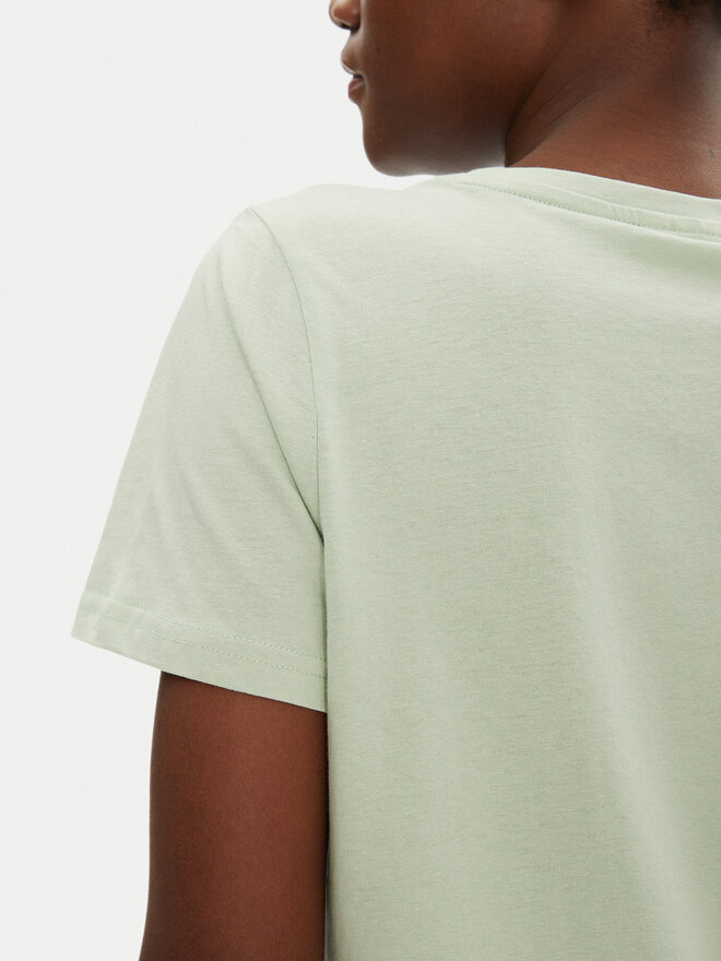 Fransa Fransa Camiseta 20615482 Verde Regular Fit