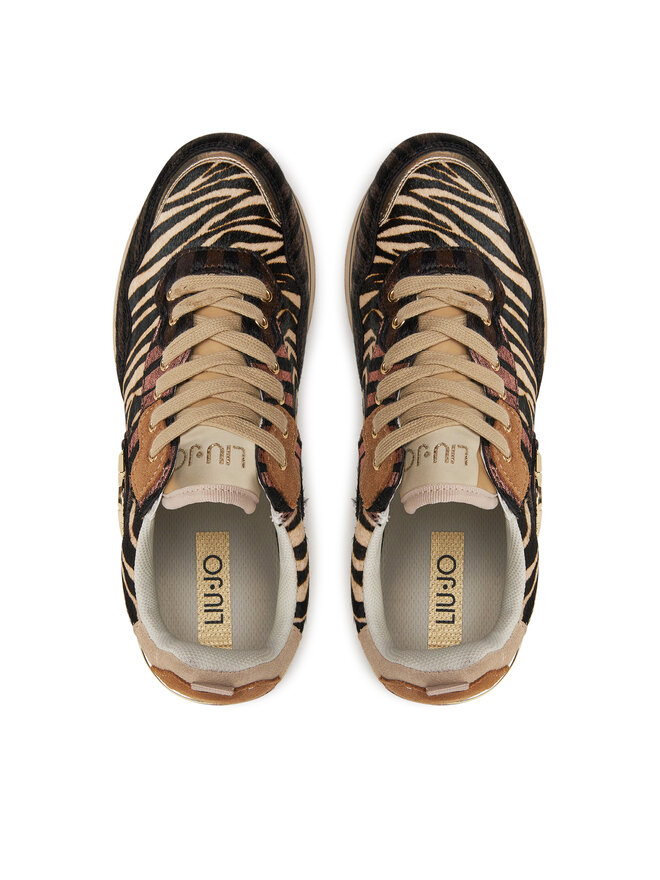 ￼￼MIHO Sneakersy Liu Jo Maxi Wonder 01 BF4001 PX517 Brązowy | eobuwie.com.pl