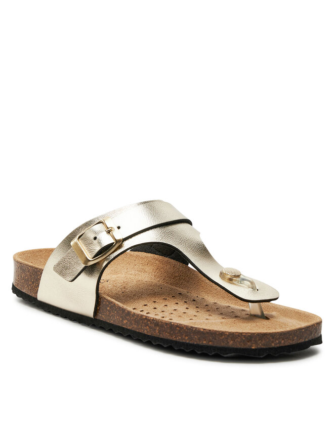Geox Čības uz pirksta Geox D Brionia D35LSK 000BN C2012 Zelta