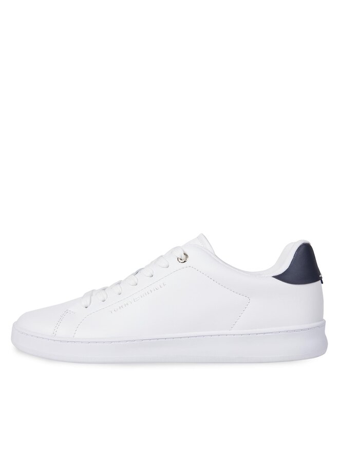 Tommy Hilfiger Сникърси Tommy Hilfiger Court Cupsole Leather Gold FM0FM04829 Бял