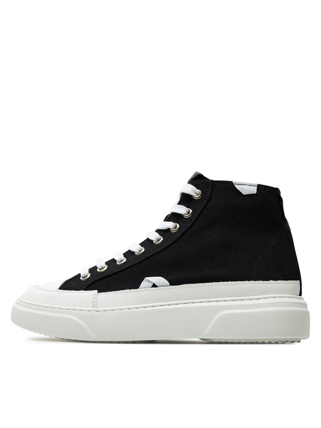 Inuikii Снікерcи Inuikii Canvas Lex High 50103-991 Чорний