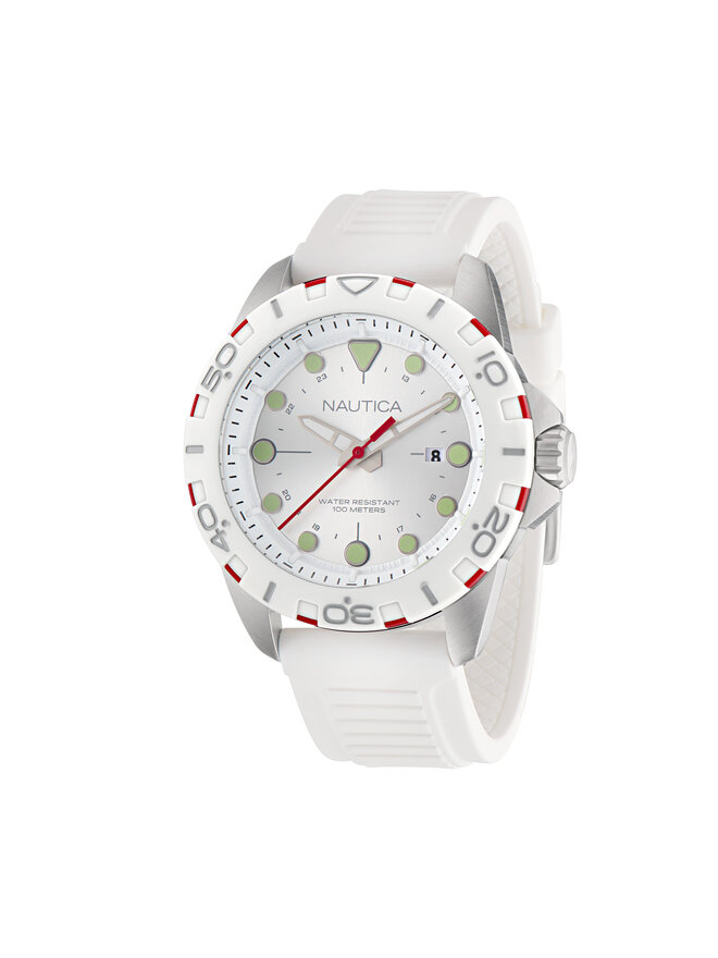 Nautica Годинник Nautica Nsr NAPNRS406 Білий