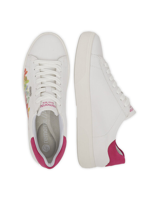 Remonte Sneakersy Remonte D2J00-82 Bílá