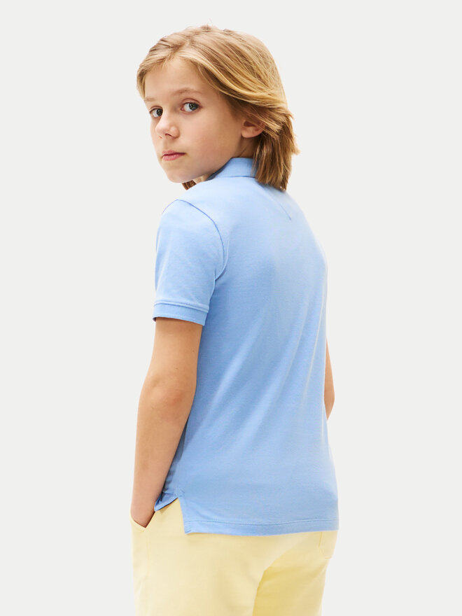 Tommy Hilfiger Tommy Hilfiger Polo Flag KB0KB09103 Celeste Regular Fit